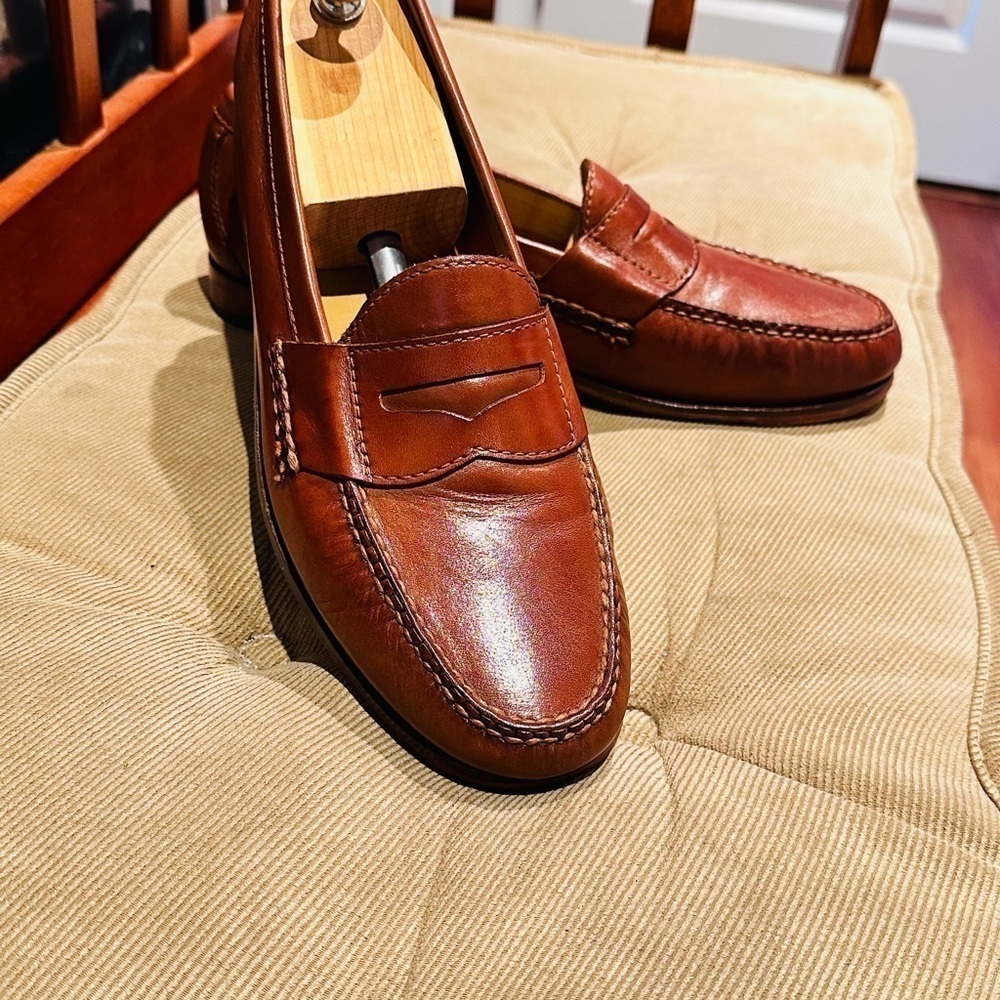 Cole Haan Leather Grand OS Pinch Penny Loafer. - Picture 5 of 14